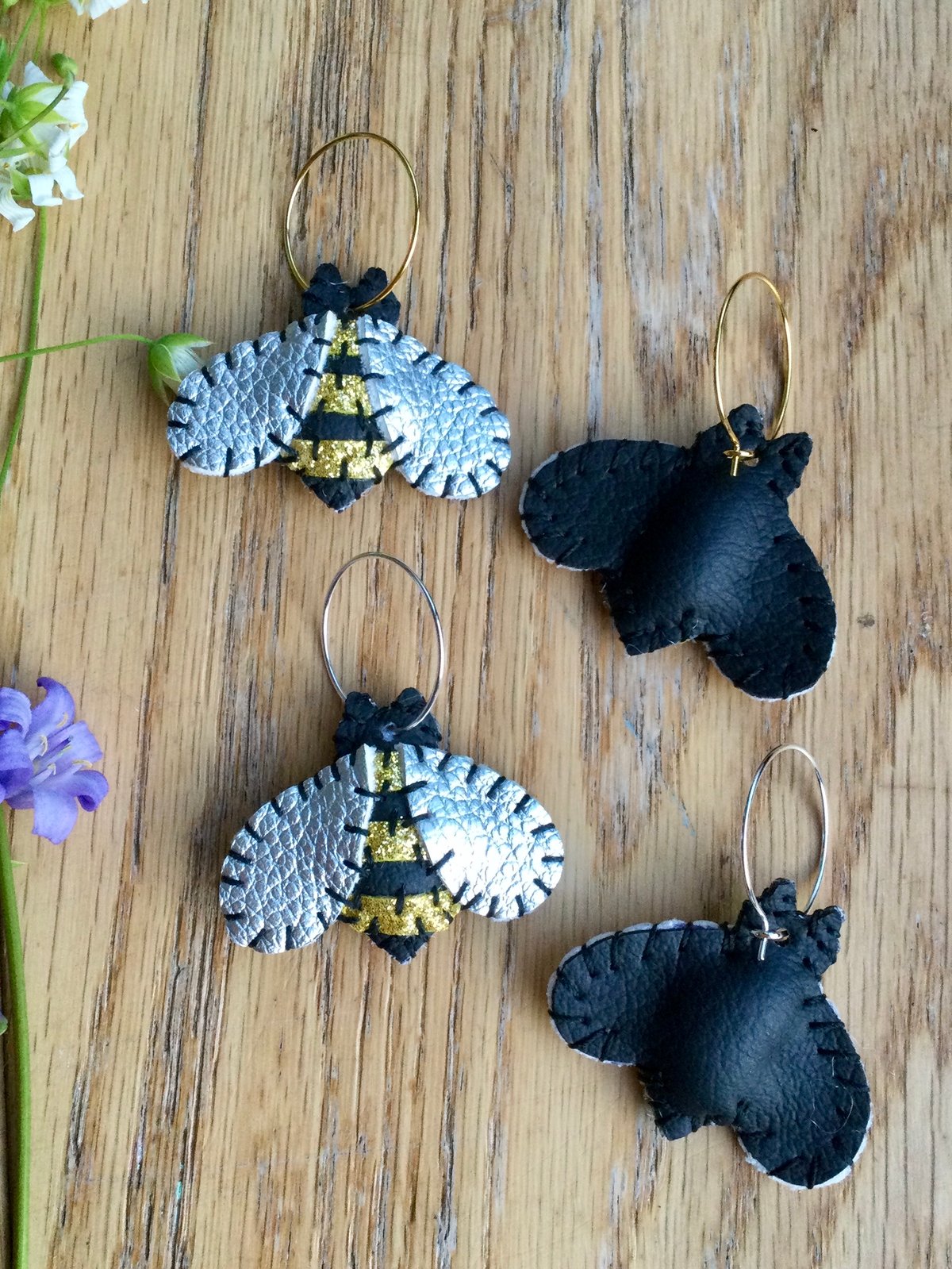 Image of Bumble Bee Earrings