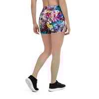 Image 2 of "Cosmic Jazz" Women's Shorts