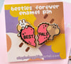 BFF Friendship Enamel Pins