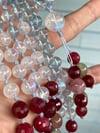 Ruby Mala, Afghan Tourmaline Mala, Rainbow Moonstone Mala, Aquamarine 108 Bead Gemstone Mala