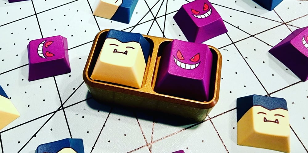 Image of POKEMON SNORLAX/GENGAR KEYCAP SET (LOW STOCK)