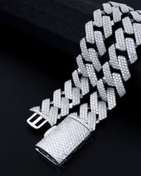Image 2 of Moissanite Diamond Cuban Link Chain 6mm/10mm/14mm
