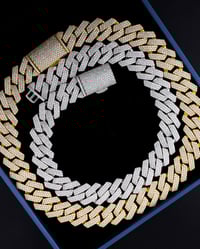Image 4 of Moissanite Diamond Cuban Link Chain 6mm/10mm/14mm