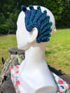 Iridescent Teal and Purple Dragon Ear Cuff Set