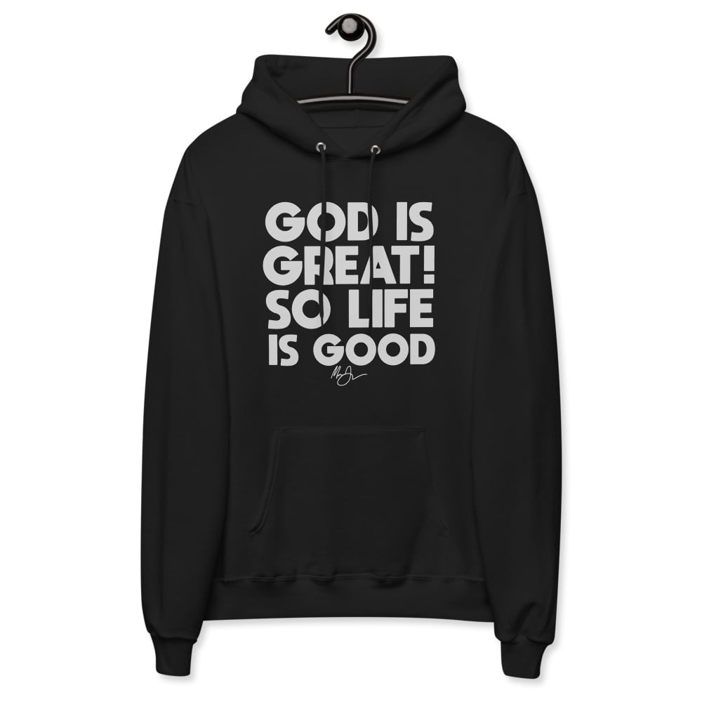 Image of GREAT GOD UNISEX fleece hoodie