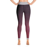 Image 2 of SPACE SILVER YOGA LEGGINGS 