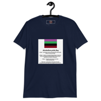 Image 4 of Alcoholism pride flag Unisex T-Shirt.