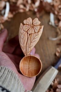 Image 2 of Primrose Flower~ Coffee Scoop 