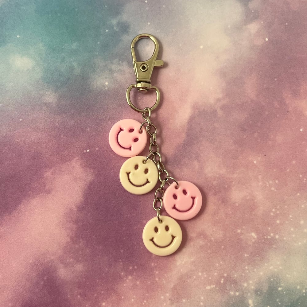 Image of Mini Smiley Face Keychain