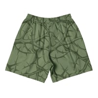 Image 1 of Unisex Runner Shorts - THR Green Camo