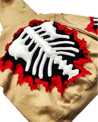 Image 8 of Reworked Cracky 3D Bones Hoodie Size L