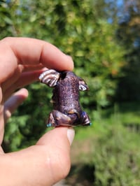 Image 6 of Matalic Magenta Baby Elephant Pendant