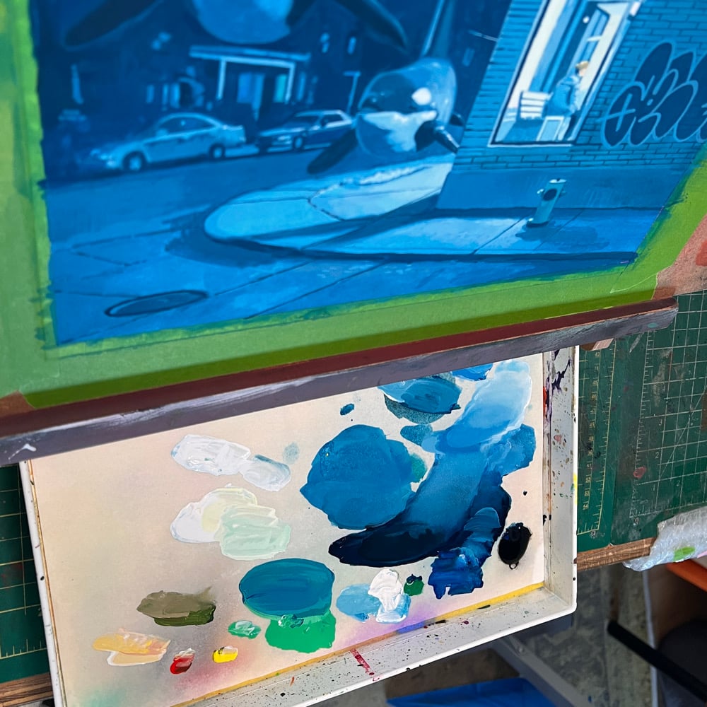 Image of -laundry today or naked tomorrow- (study)