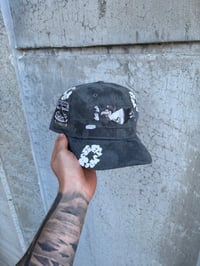 Image 1 of SUEDE COOL GREY ST LOUIS CARDINALS CUSTOM FITTED CAP