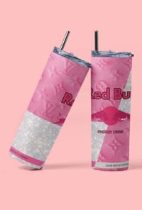 lv redbull pink 20oz tumbler