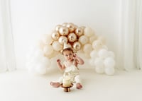 Image 1 of CAKE SMASH & SPLASH (WITH BALLOON GARLAND) 