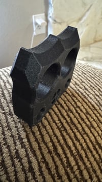 Image 4 of 2 Finger Solid Carbon Fiber Nylon Knuckle