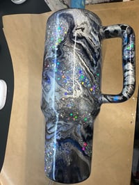 40oz sliver blue Stan