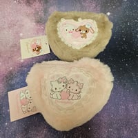 Sanrio Japan Fluffy Heart Pouch