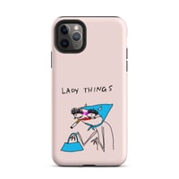 Image 7 of lady things Tough Case for iPhone® 
