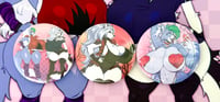 Image 2 of Character Pin Back Button Badges