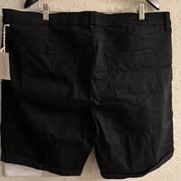 Image 3 of New Sz 22W Universal Threads Black denim shorts #1117*1.2