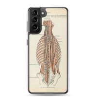 Image 15 of Antique Anatomical Drawing Spine Musculature Clear Case for Samsung®