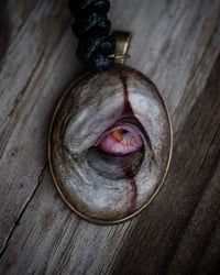 Image 11 of Pennywise Eye glow in the dark pendant OOAK