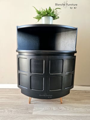 Image of Nathan Corner Drinks Cabinet in Black