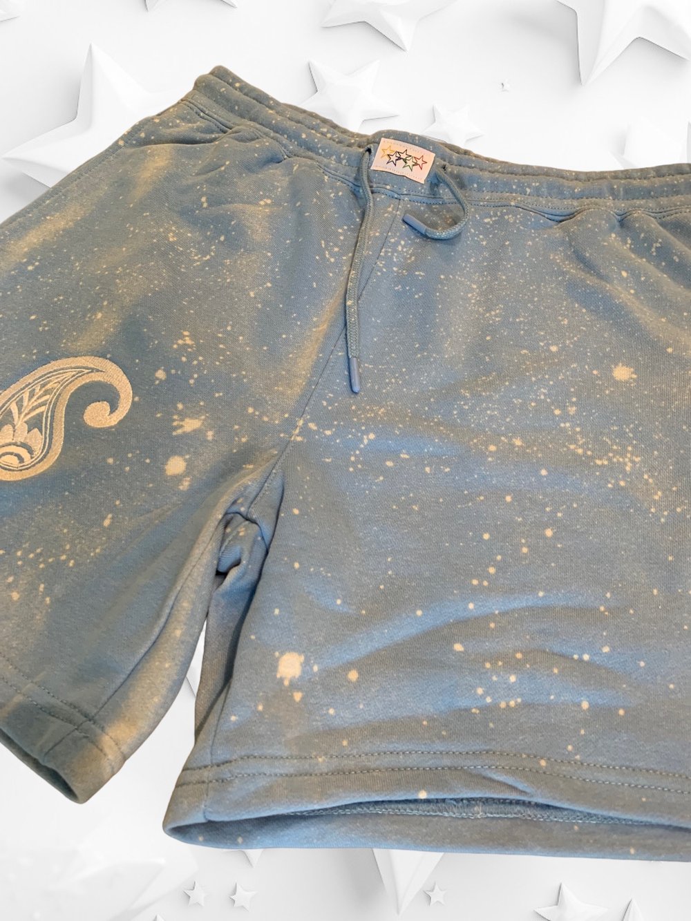 Baby Blue Galaxy Shorts