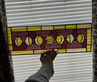 Image 2 of Stained glass deviled egg phase panel no. 7
