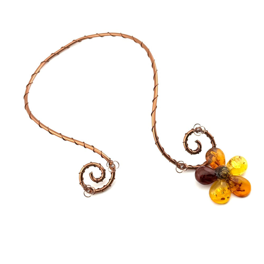 Image of Amber Heirloom Necklace [Online Exclusive]