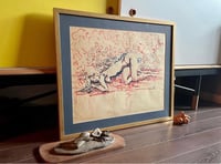 Image 2 of Framed Watercolour Study on Paper