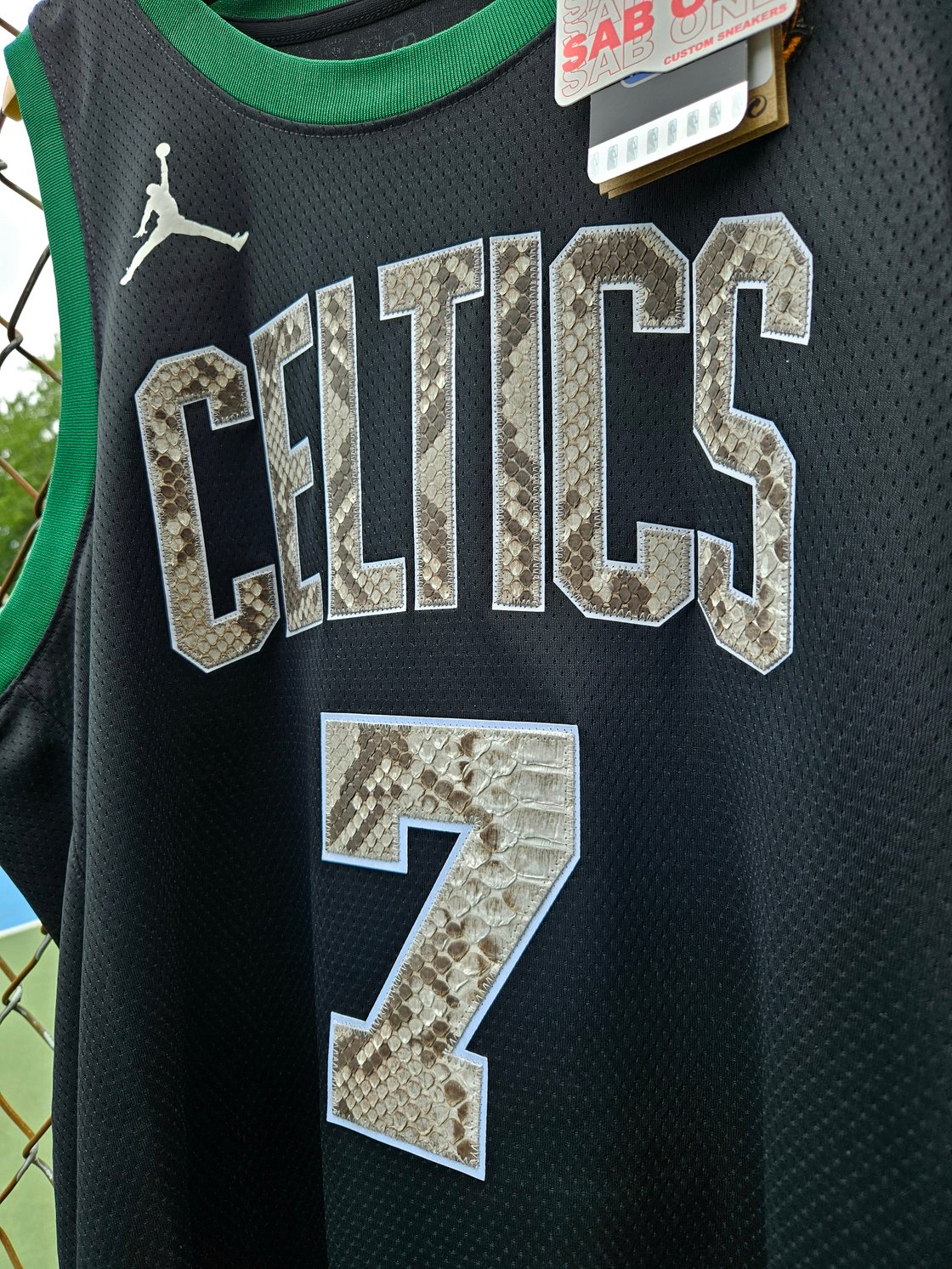 Image of Jaylen Brown snakeskin jersey