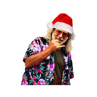 Jerry Garcia Santa 3” Stickers