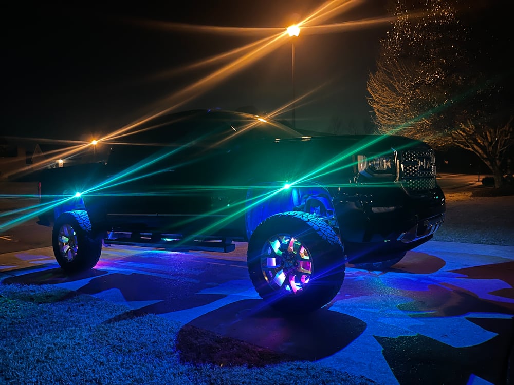 Color Changing Chasing Wheel Lights 