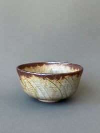Image 1 of Matcha Chawan with Carvings, in Ash