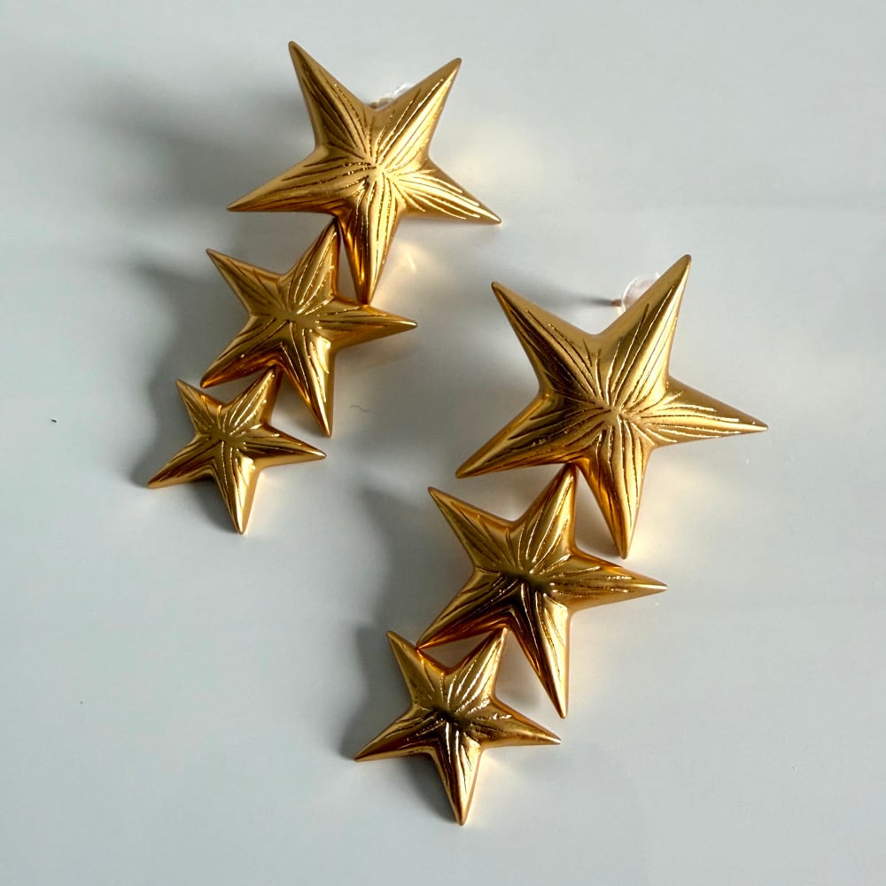 Image of ORECCHINI PENDENTI STELLE