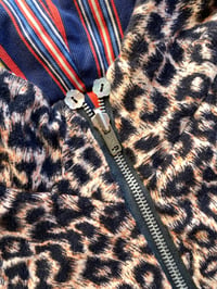 Image 6 of Leopard stripe sleeping bag jacket 