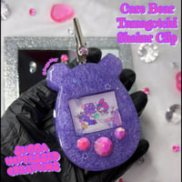 Image 1 of Share Bear X My Melody Tamagotchi Shaker