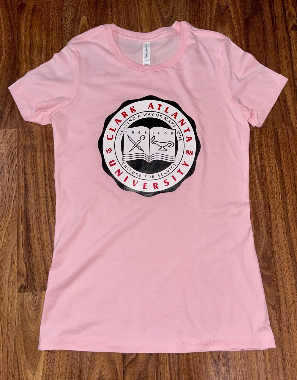 Clark Atlanta University Crest Ladies Slim Fit Tee