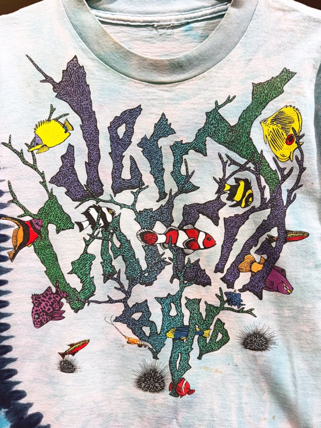 Jerry Garcia Band 1991 Coral Reef T-Shirt - Fits L