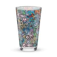 Image 3 of BMX BIKES ILLUSTRATED PINT GLASS