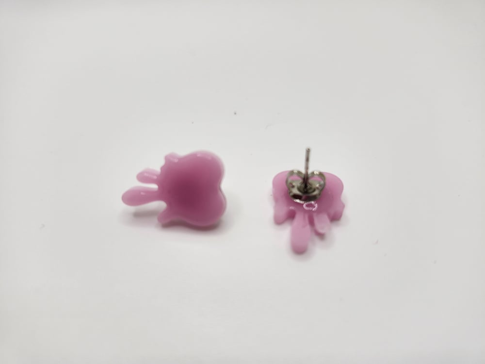 Image of Heart Splat Earrings | Weird Collection