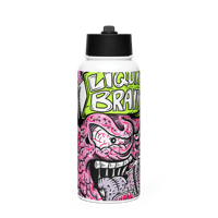 Image 1 of Liquid Brains Stainless Steel Water Bottle