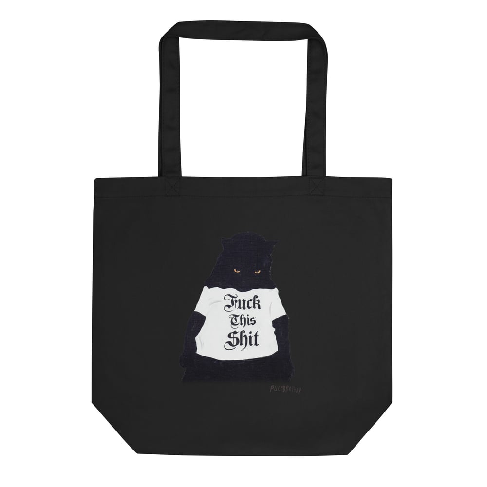 Image of FTS BLACK CAT TOTE BAG