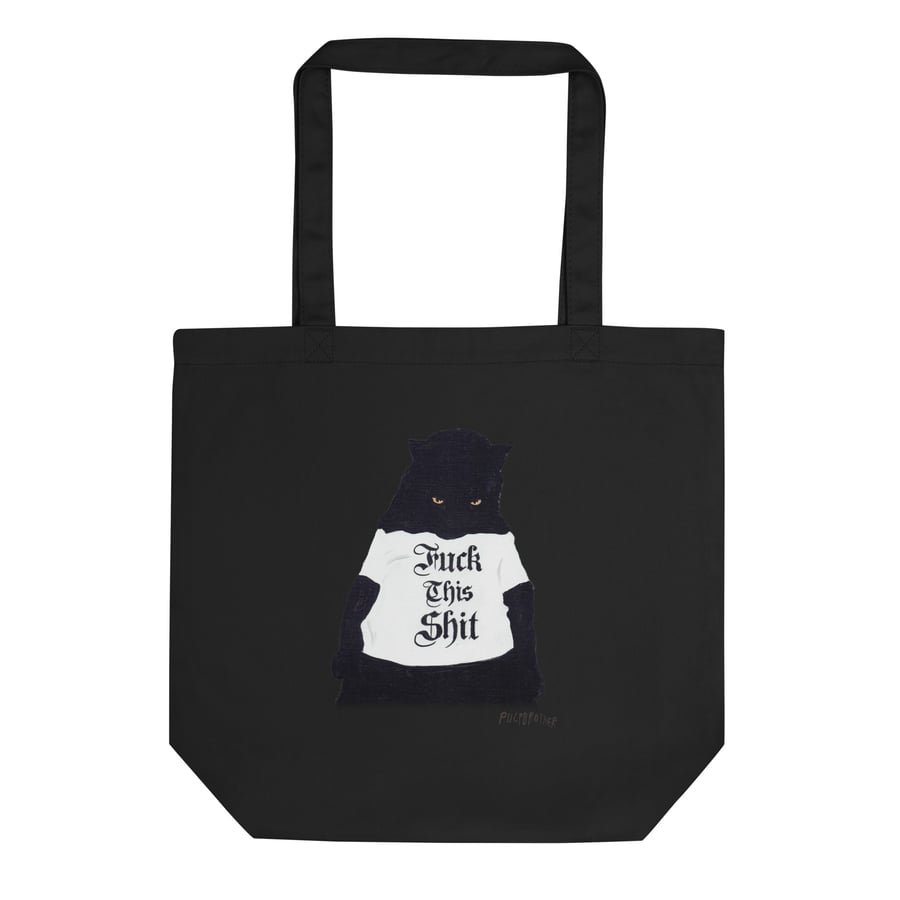 Image of FTS BLACK CAT TOTE BAG