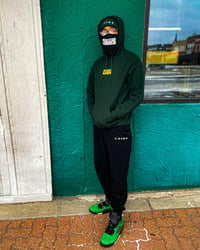Image 3 of Cauhz™️ Global Hoodie Forest Green 