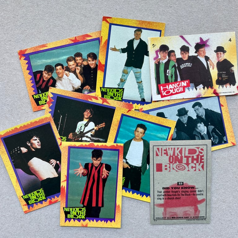 AMERICAN GLADIATORS 1991 / NKOTB 1989 TRADING CARDS Image 5