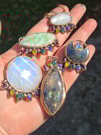 Image 6 of Electrofoemed Labradorite Rainbow Brite necklace